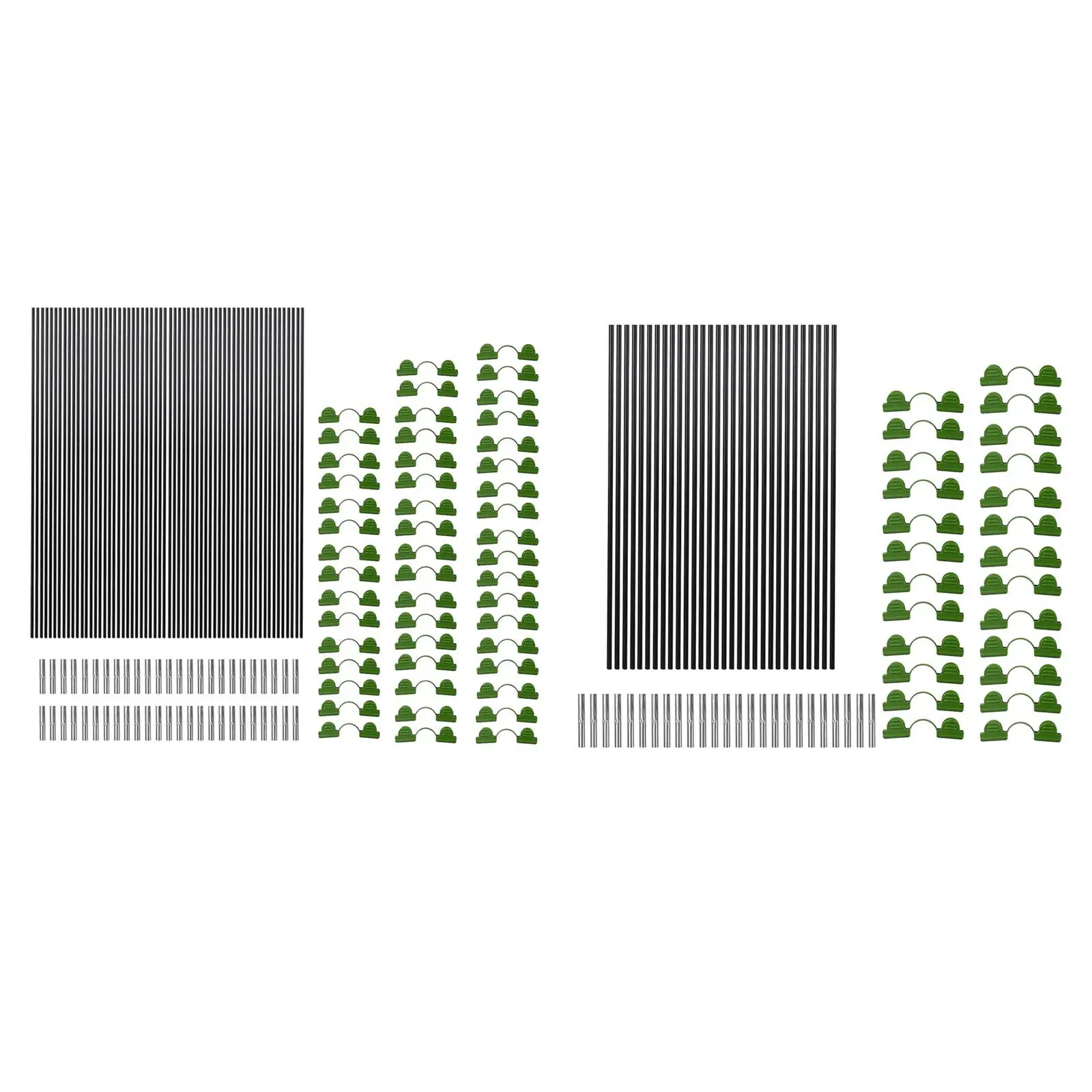 Telaio serra ad arco da giardino con clip, pneumatici per tunnel da giardino per