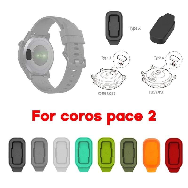 Smartwatch Dustproof Carregamento Porta Silicone-Case para Coros-Pace 2/APEX-42mm 46mm 95AF