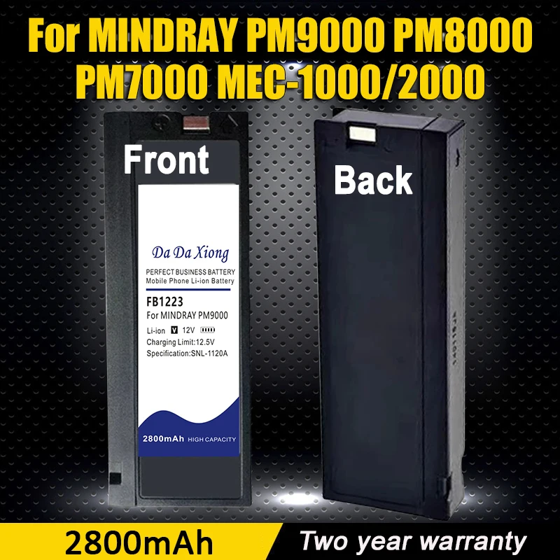 

Аккумулятор DaDaXiong B1223 для медицинского монитора MINDRAY PM9000 PM8000 PM7000 MEC-1000/2000, новая свинцово-кислотная аккумуляторная батарея M4735A/FB1223