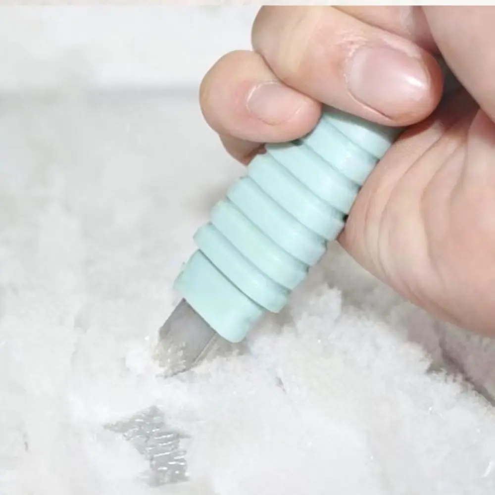 Stainless Steel Freezer Ice Scraper Tool Kitchen Cleaning Gadget Effective Refrigerator Defrosting Shovel Accessory