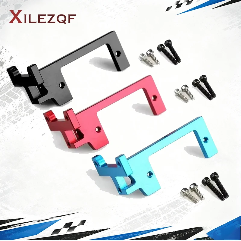 Metal Gearbox Shift Steering Gear Bracket Servo Mount for 1/14 Scale RC Truck Trailer Scania Man Benz Actros Car DIY Parts