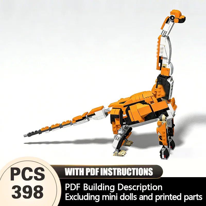 

Creators Animal Series Model MOC Building Bricks Brachiosaurus Modular Technology Gifts Holiday Assemble Children Toys Suit