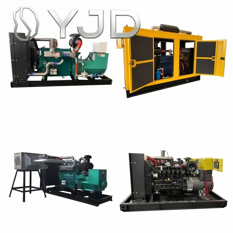 Junwei Clean Energy Electricity Power Backup CNG Engine Compressed Natural Generator Set 400/230V 50/60Hz CHP