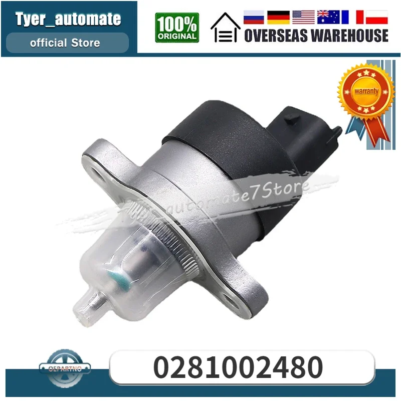 Fuel Rail Pressure Pump Pressure Regulator Control Valve 0281002480 For BMW E46 E38 E39 X5 2.5D 3.0D