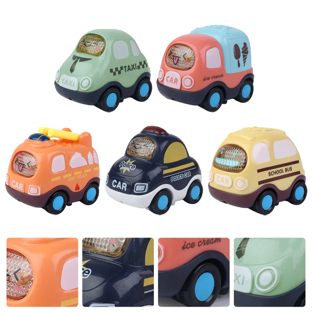 

5 Pcs Cartoon Toys Key Inertia Plaything Children Small Plastic Kids Interesting Baby