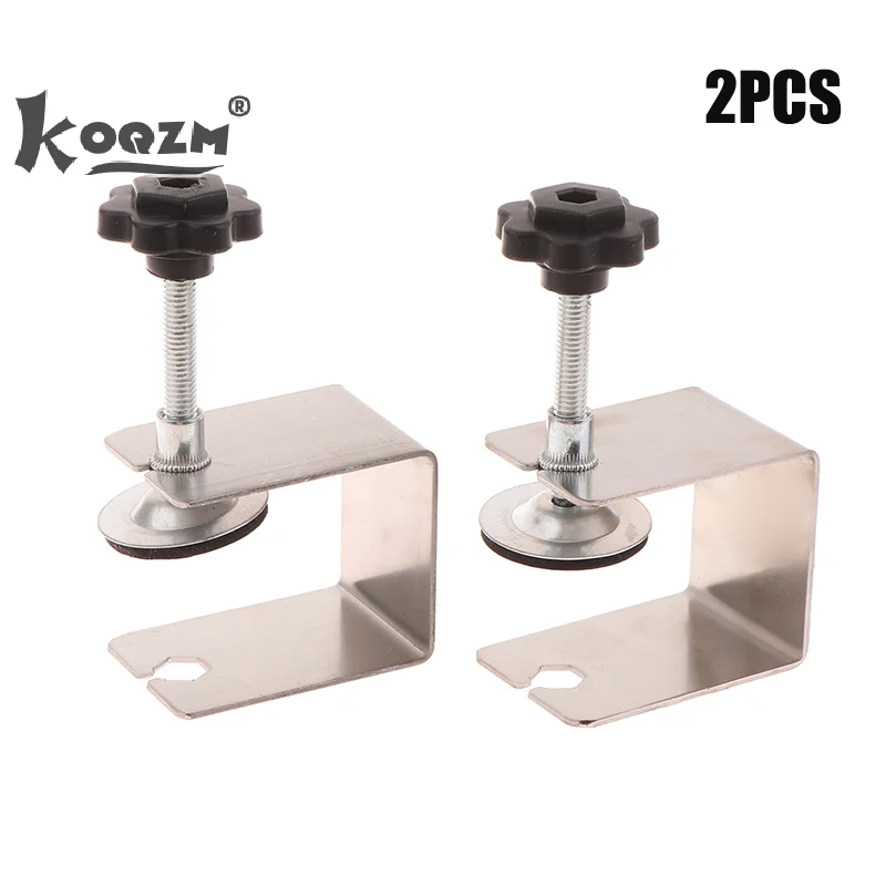 2Pcs Woodworking Jig Cabinet Tool Steel Drawer Panel Clips Home Furniture Accessories Front Installation Clamps Hand Tool