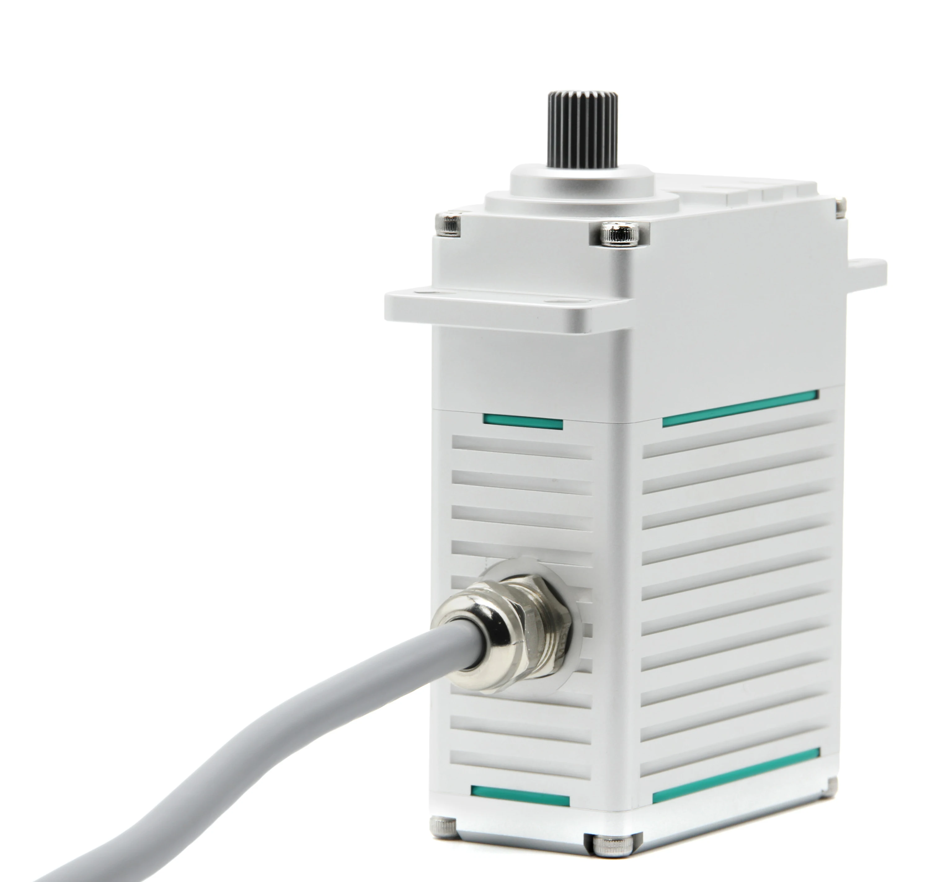 24 فولت 325 كجم. سم PWM رقمي 180 ° ميتال ستيل جير عزم دوران عالي بدون فرش حافظة ألومنيوم كاملة باستخدام الحاسب الآلي للروبوت الصناعي بدون طيار #3