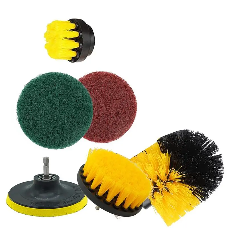 ABUP-Power Cleaning Scrub Brush Kit Household Floor Cleaning Brush Household Floor Cleaning Brush
