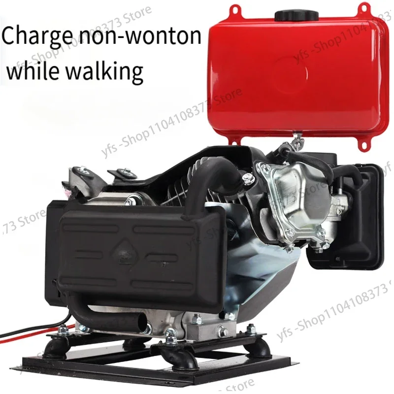 Electric tricycle range extender, generator self-charging device, charging while walking, battery life, automatic intelligent