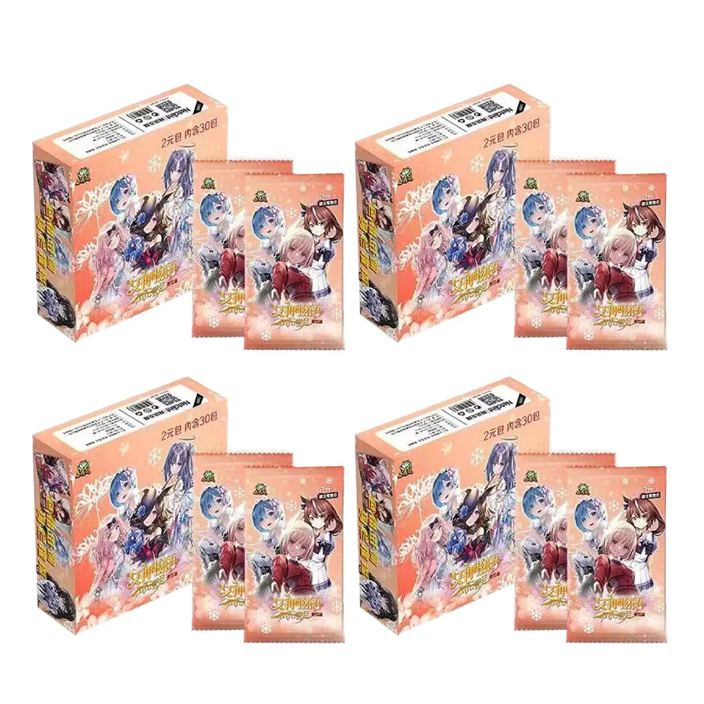 2025 New Wholesale 4 boxes Goddess Story NS-2M Collection Cards Anime Girl Bikini Metal Card Kids Toy Gif