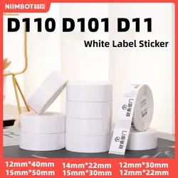 Niimbot D11 Etikett D110 D101 Thermopapier White Label Tape Aufkleber wasserdicht Anti-Öl reißfest