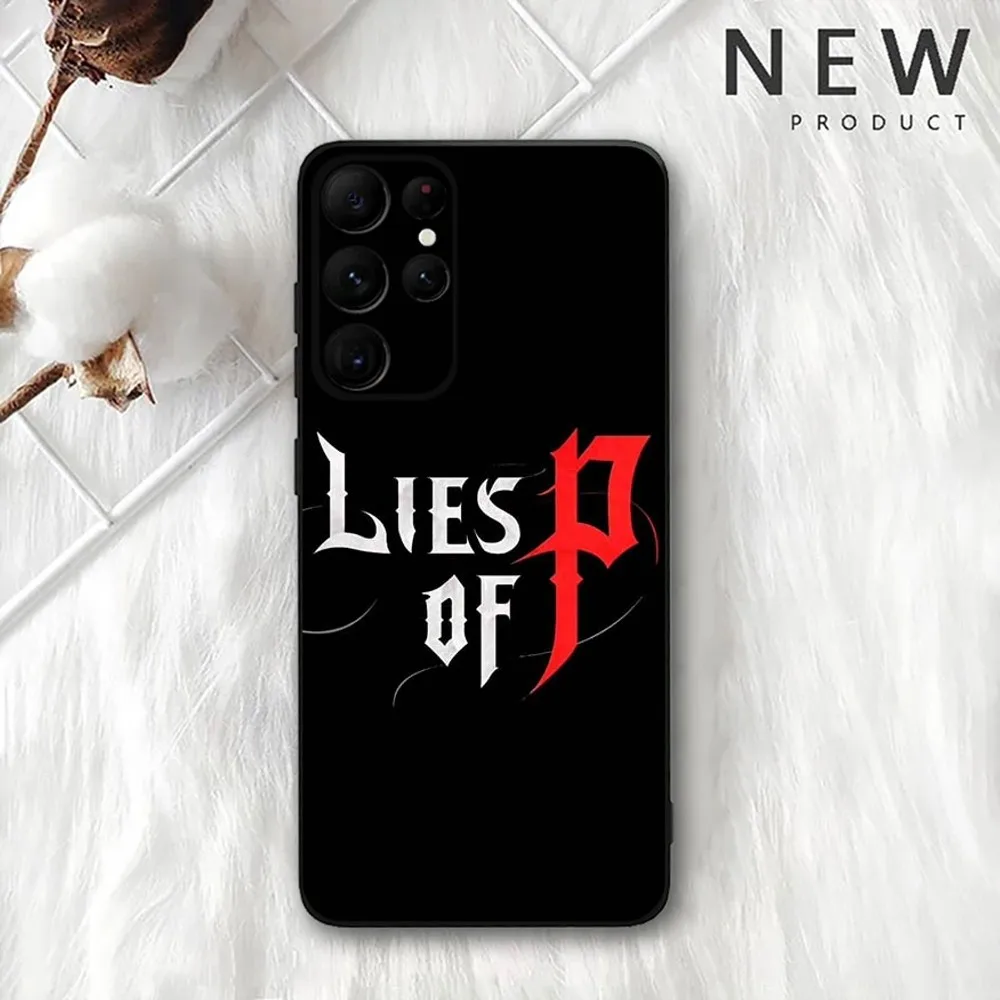 Funda de teléfono Game L-Lies of P para Samsung Galaxy A20,A21s,A22,A31,A32,A52,A53,A72,73,A80,A91 funda negra suave