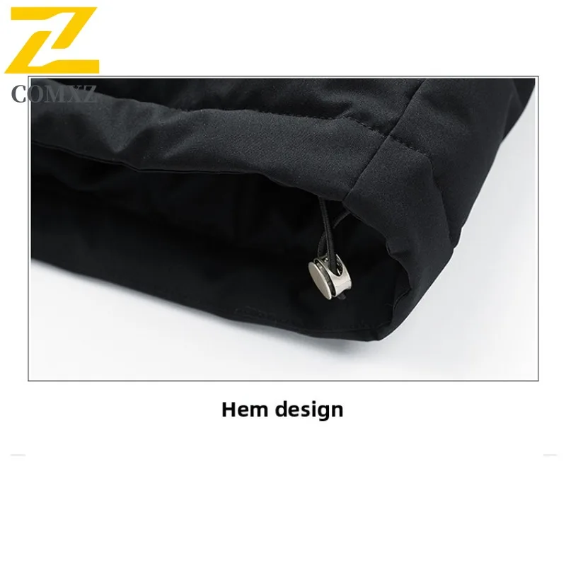 COMXZ M 8XL High Quality Padded Jacket Men Plus Size Winter New Loose Cross Border Hooded Padded Jacket Puffer Jacket Short Coat