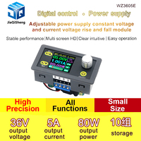 WZ3605E DC DC Buck Boost Converter CC CV 36V 5A Power Module Adjustable Regulated laboratory power supply Voltmeter ammeter