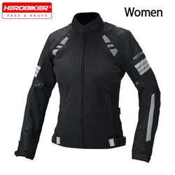 Women's Motorcycle Jacket Summer Breathable Mesh Motorbike Riding Jacket Outdoor Anti Drop Motocross Windproof Clothing