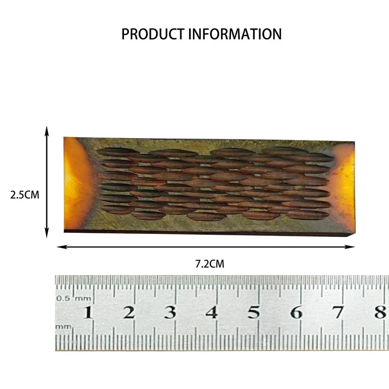 Multicolor Stabilized Wood Resin Knife Handle Scales Blanks DIY Custom Making Material for Folding Fixed Blade Knife EDC