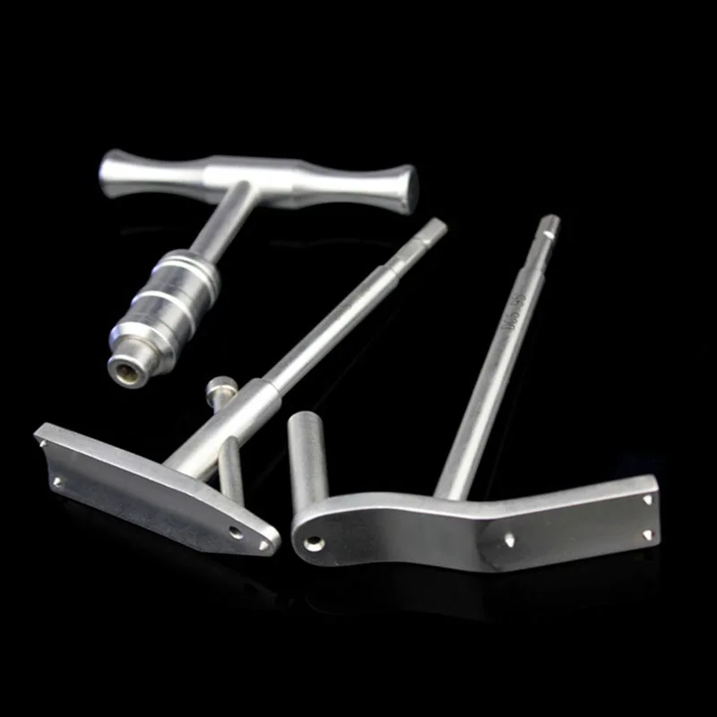 Goose head nail angle guide DHS DCS angle ulnar instruments tension screw Kirschner wire guide