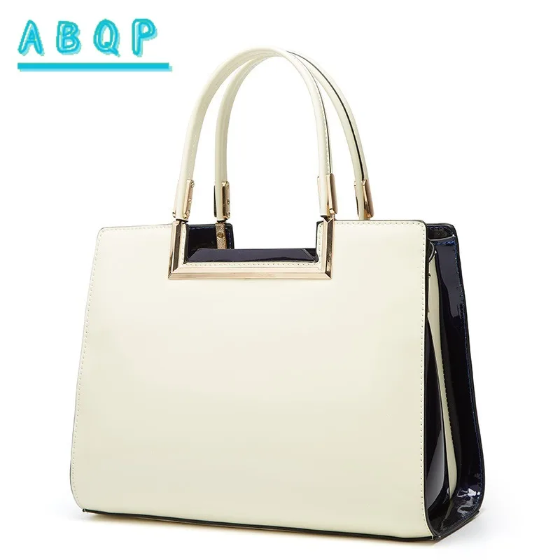 

Shoulder Bag 2025 New Patent Leather Women's Handbag Commuter Messenger Bag Large Capacity Simple Solid Color