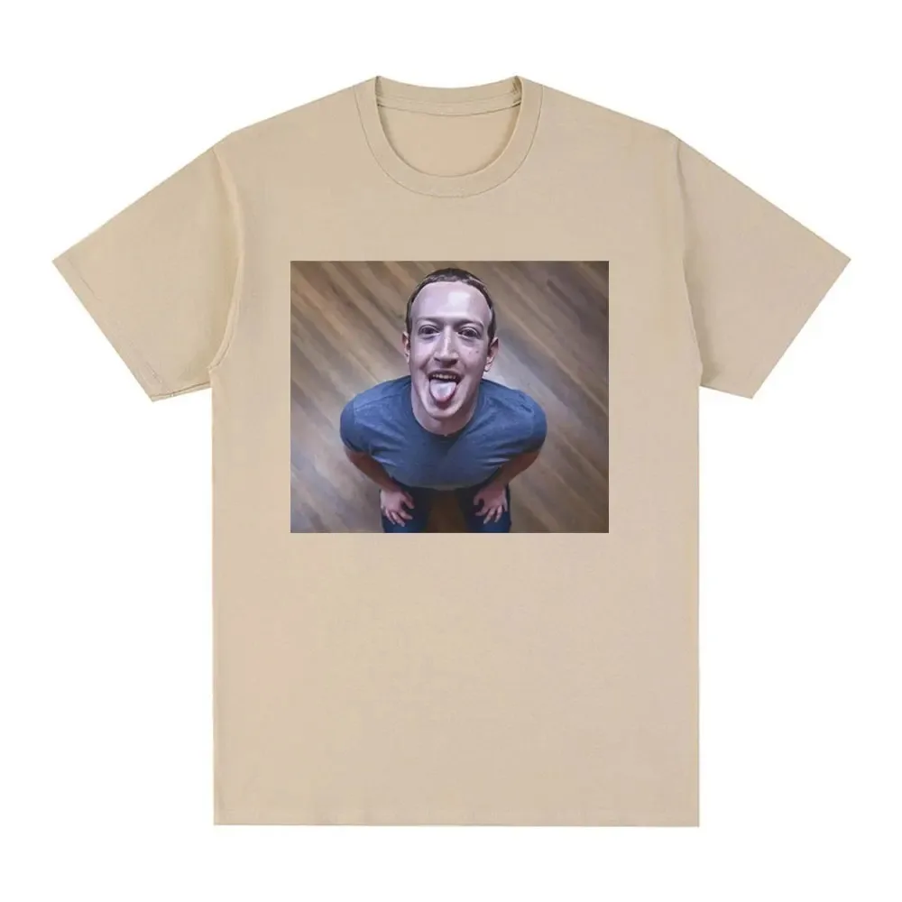 Lustiges Brainrot-Meme-T-Shirt „Mark Zuckerberg Good Boy Joke“ – Lässiges Rundhals-Kurzarmshirt mit humorvollem Design für Freizeitkleidung – Detail 6