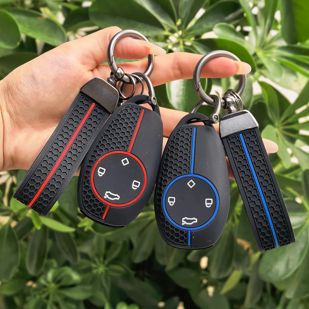 Keyless Remote Protection For Leapmotor T03 S01 C11 C01 Silicoen Soft Car Key Case Fob Holder Cover Car Accessories