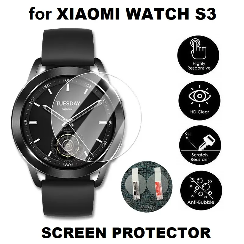 5 шт., защитная пленка для экрана смарт-часов Xiaomi Mi Watch S3 47 мм