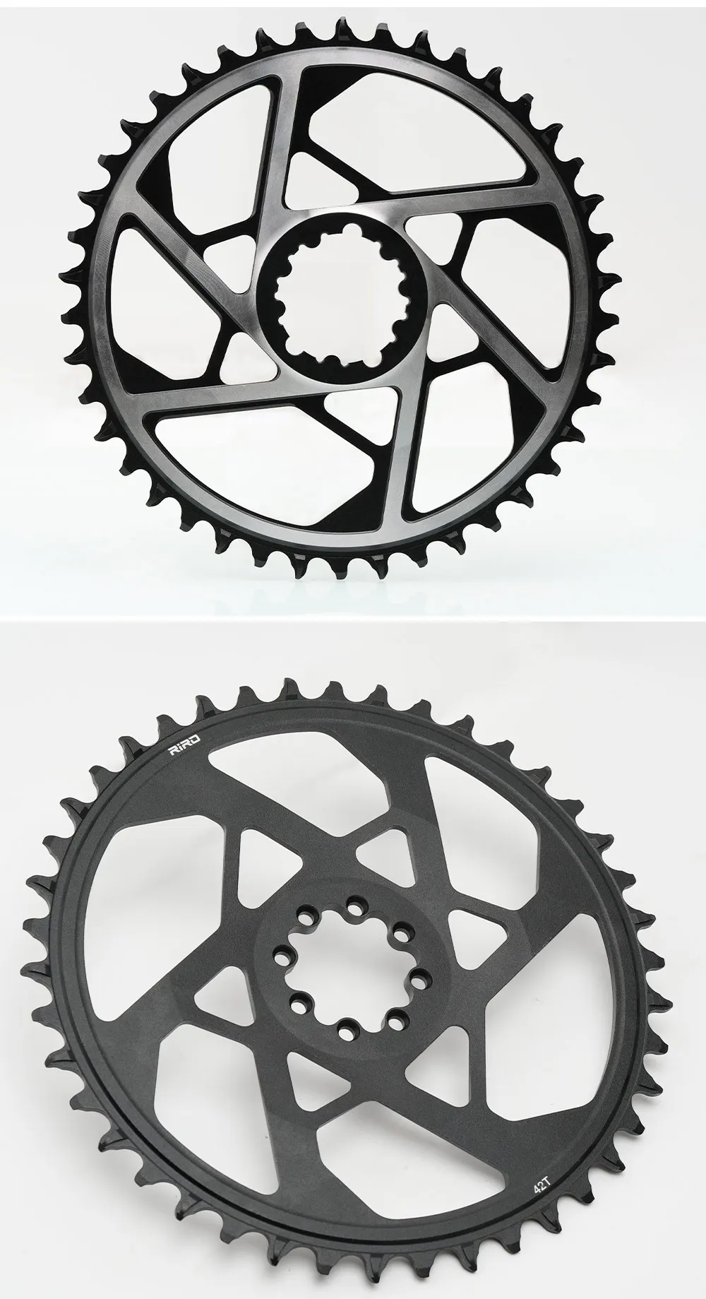 RIRO MTB Kettenblatt 30/32/34/36/38/40/42T 3-Bolzen/8-Bolzen Direktmontage Mountainbike-Kurbelgarnitur 9-12-Gang Breit- und Schmalzahnprofil – Detail 14