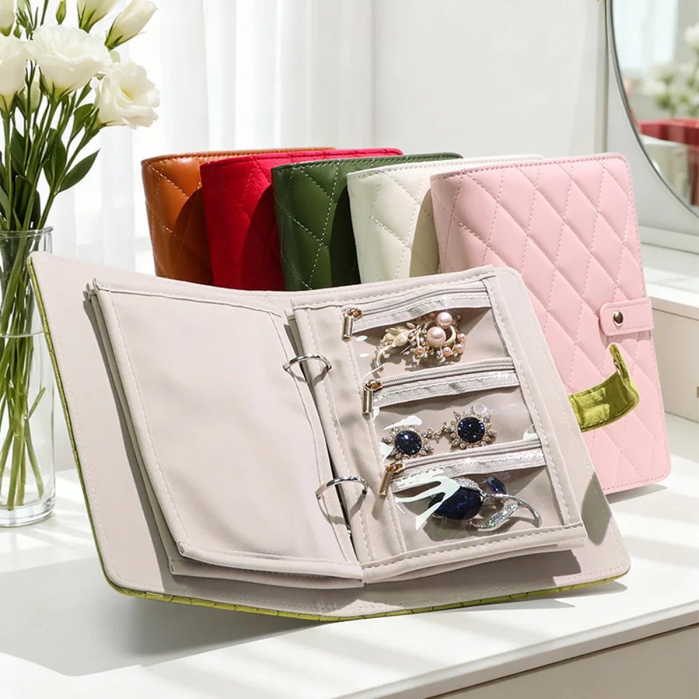 

Large Capacity Storage Bag Lightweight Fabric Storage Book Display Organizer Stylish Jewelry For Gifting Travel Closet Jewelry