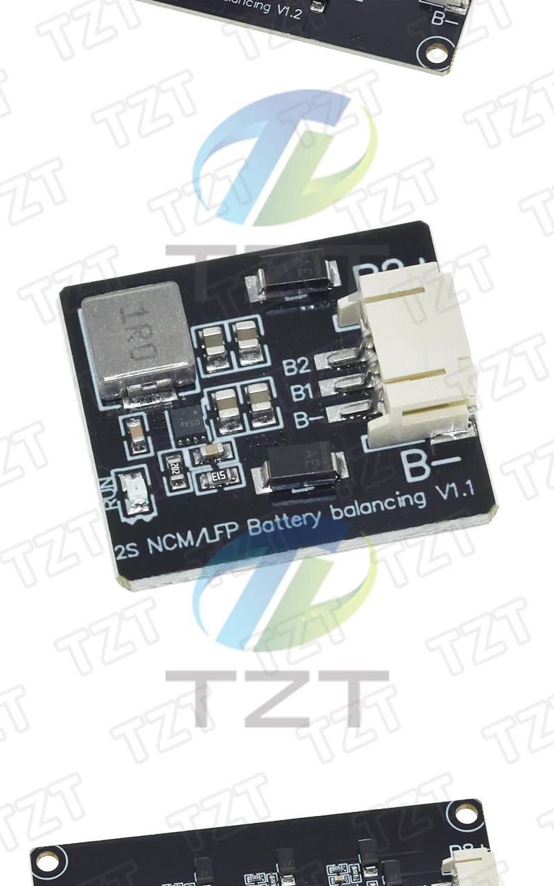 1/3 Stück TZT 2S/8S Aktives Balancer-Board 1,2A Li-Ionen-Lithium-Batterie-Board Energieübertragungs-Equalizer-Modul Induktive Version – Detail 7