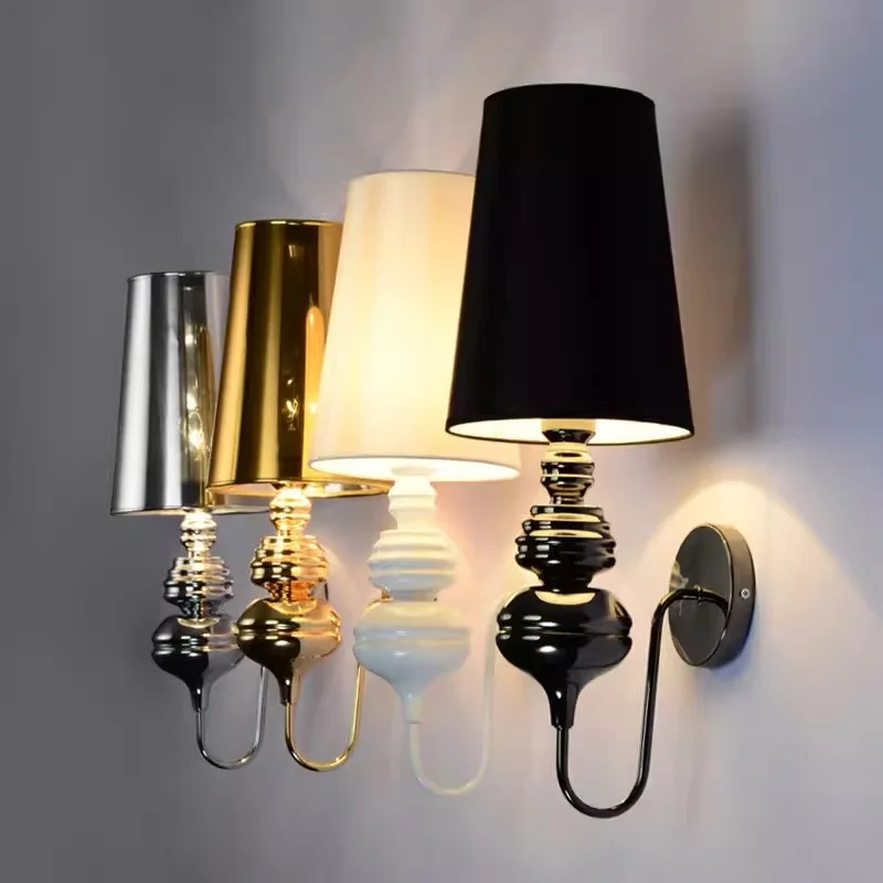 Spanish Defender Wall Lamps for Living Room Bedroom Bedside Wall Lights Fashion Single Sconce for Home Lighting