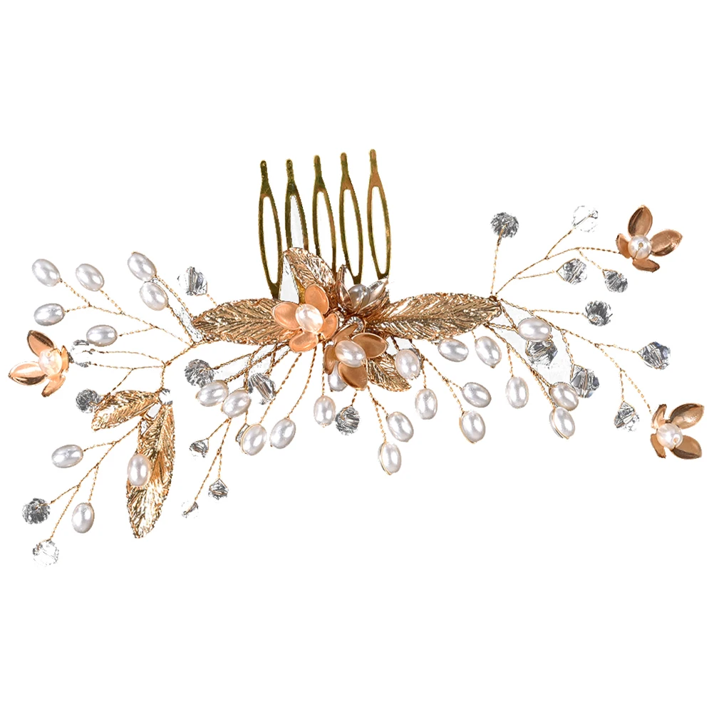 

Sparkling Rhinestone Bridal Hair Comb Lightweight Elegant Wedding Hair Accessory Brides Bridesmaids Hairpiece Styling Comb