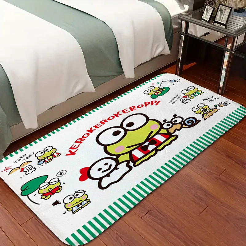 

Washable Non-slip Rug A-Keroppis Aesthetic Useful Things Home Decorations Bathroom Mat Funny Doormat Entrance Door Anime Carpet