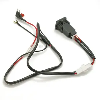 Adaptér do auta pro nabíjení telefonu s USB nabíječkou PD QC3.0 vhodný pro Volkswagen Multivan T5 2008-2015 10 nejlepší prodej USB zásuvka pro VW T5 Multivan - №9