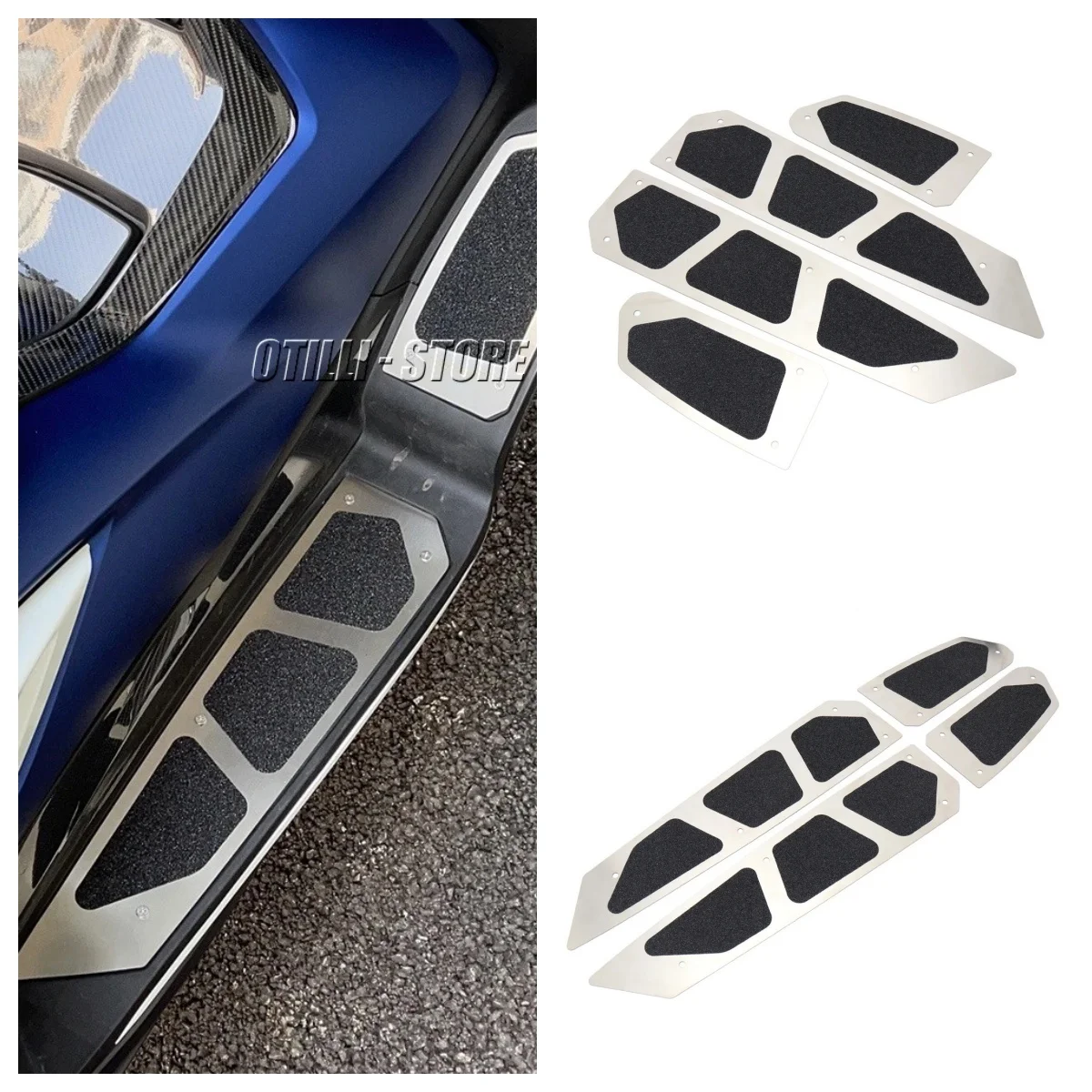 Voor Honda Forza350 NSS350 FORZA 350 NSS-350 Motorfiets Aluminium Voet Pads Anti-slip Voetpedaal 5 Kleur Voetsteunen treeplank