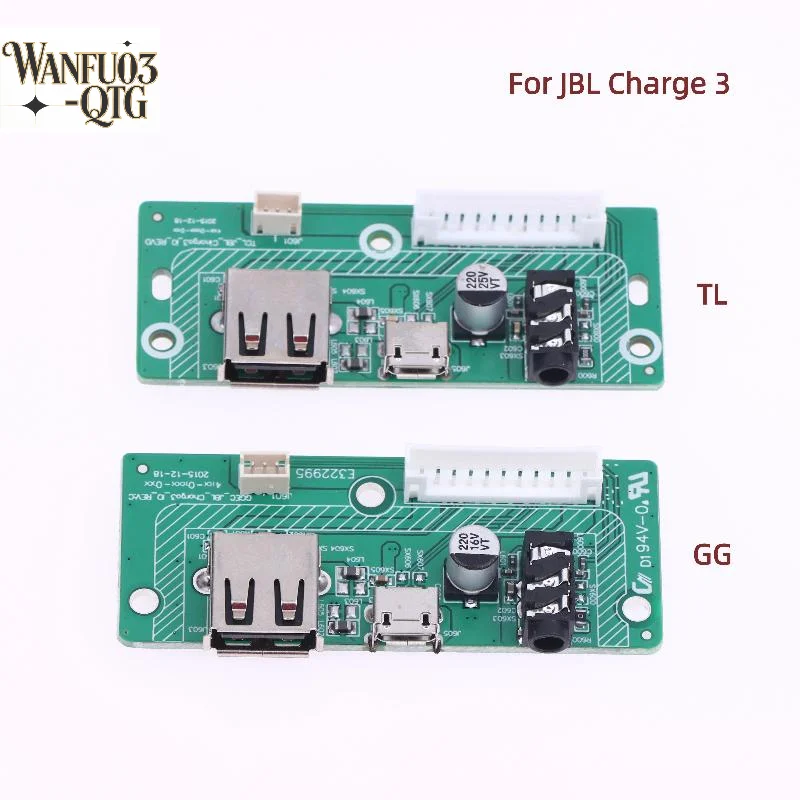 For JBL Charge 3 USB 2.0 Audio Jack Power Supply Board Connector For GG TL Bluetooth Speaker Micro USB Charge Port