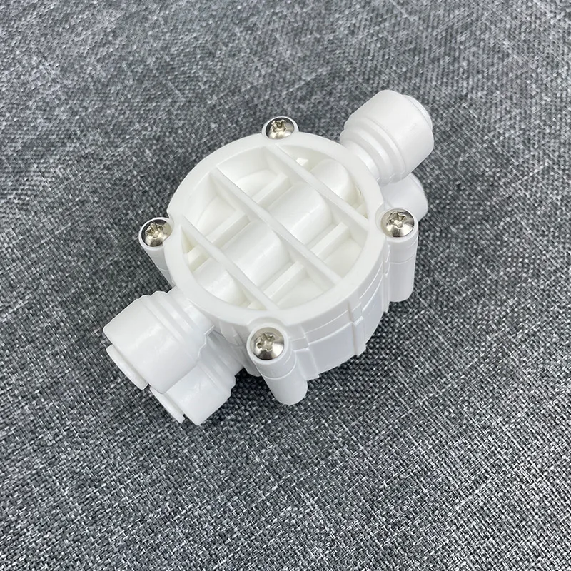 

4 Way RO Auto Shut-Off Valve Switch 1/4\" Water Purifier Reverse Osmosis System Water Purifiers Quick Connect Fitting