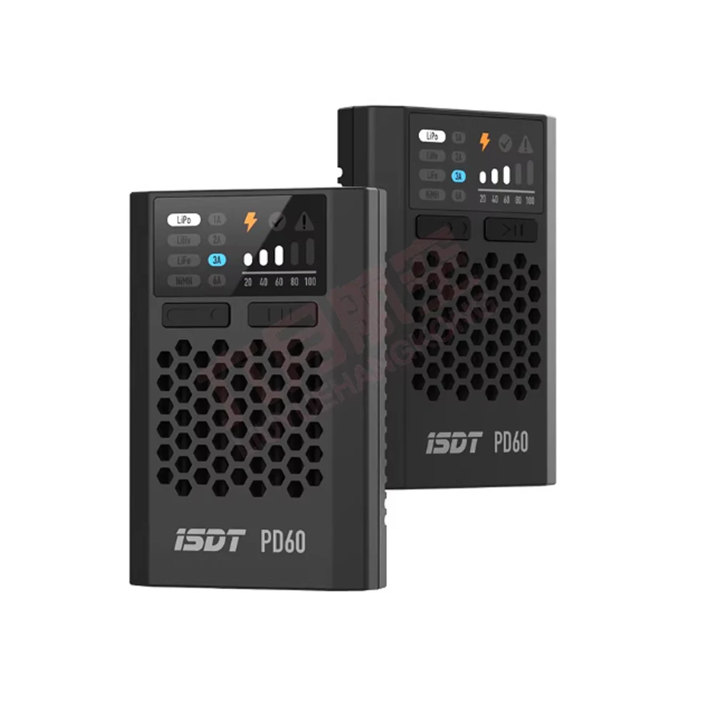 NUOVO ISDT URUAV PD60 60W 6A Tipo-C Ingresso Batteria Bilanciamento FPV Caricatore per 1-4S Lipo Batteria RC Drone Quadcopter Multirotore