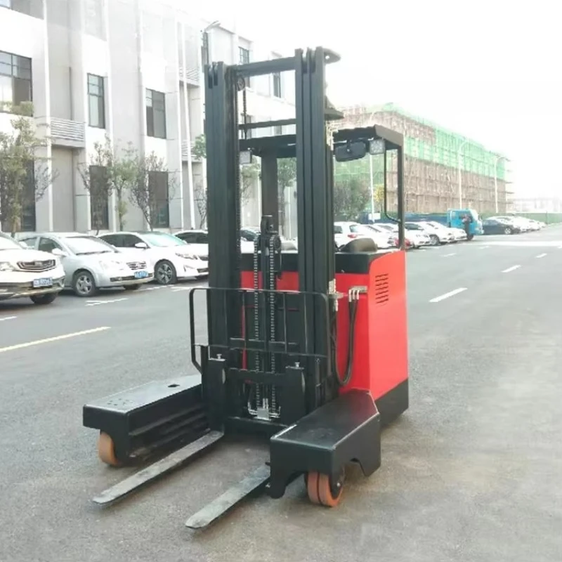 Side Loader Electric Forklift 1500kg 2000kg 3000kg Four Way Reach Stacker Forklift with Lithium Battery