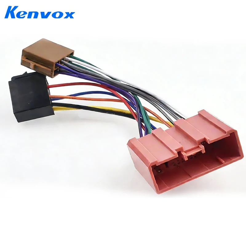 

Car ISO Radio Plug Adapter Wiring Cable for For Mazda 2 3 6 MX5 for Ford Escape Ranger Laser