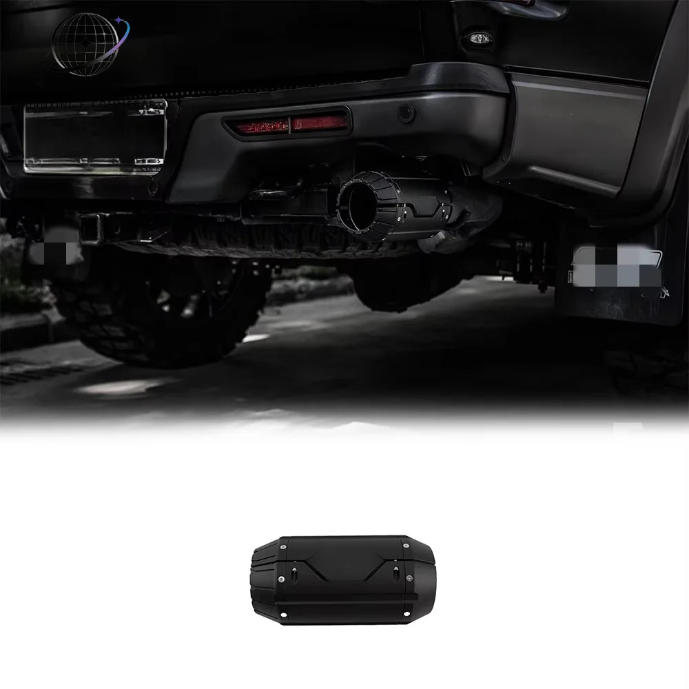 Eois 2017-2020 raptor Accessories CNC Process Aluminum Alloy Tail Pipes Exhaust Pipes for FORD F150 customized