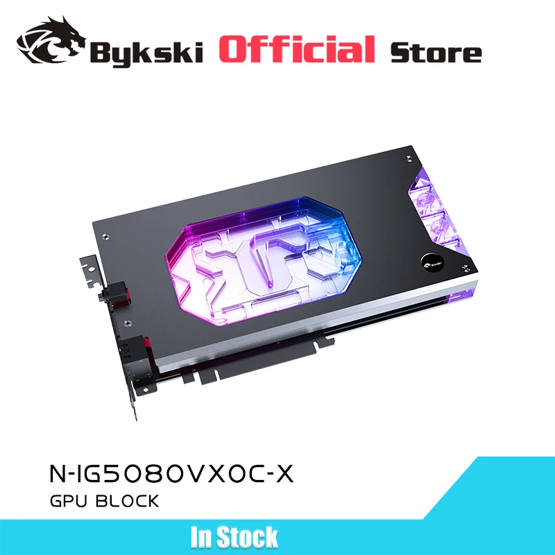 

Bykski GPU Block Use for Colorful GeForce IGame RTX 5080 Vulcan OC 16GB Graphics Card Water Cooling Radiator N-IG5080VXOC-X
