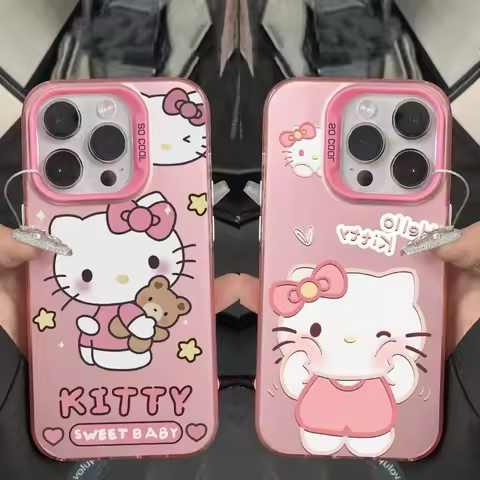 Sanrio Hello Kitty Case for Samsung Galaxy A23 A12 A33 A05 A25 A20S A50 A30 A31 A51 A71 A72 A73 A21S A32 A03S A22 A52 A22 Cover