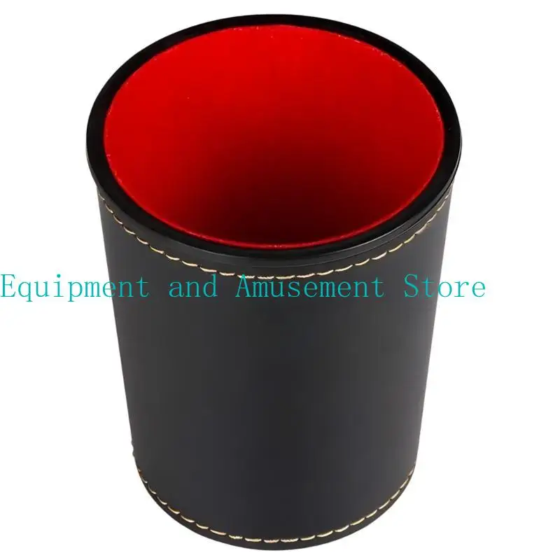 Y1UC PU Dices couro Copa Dices entretenimento Shake Container Most Dices Game Bar Party Table Board Dices Game Part