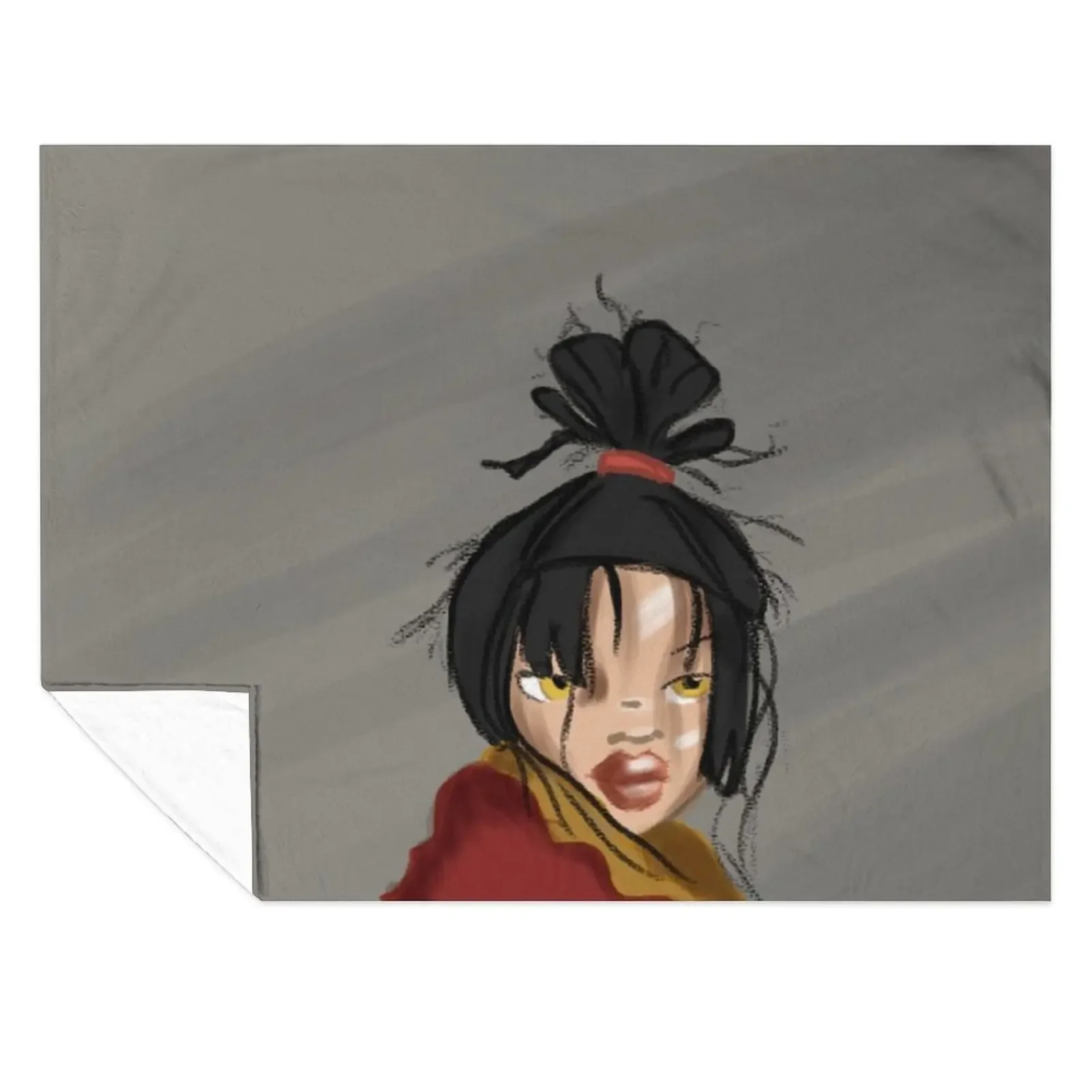 

Meme Azula Throw Blanket Furry Soft Plaid Luxury Thicken Soft Blankets