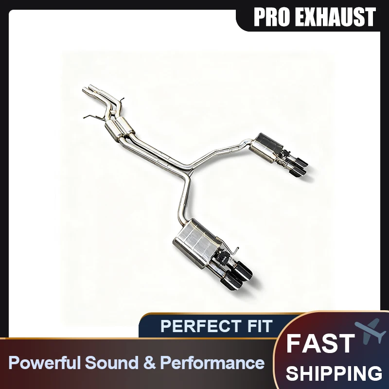 PRO Valvetronic Exhaust Catback for Audi S4 S5 B8 B8.5 3.0T Stainless Steel Sport Catback Exhaust System With Good Quality