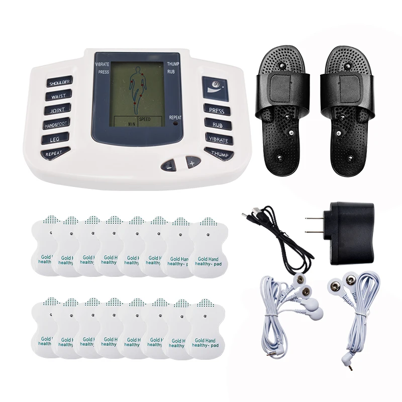 Dual Channel Low-frequency Pulse Acupuncture Moxibustion TENS Body Massager Unit EMS Muscle Stimulator Pain Relief Health Care