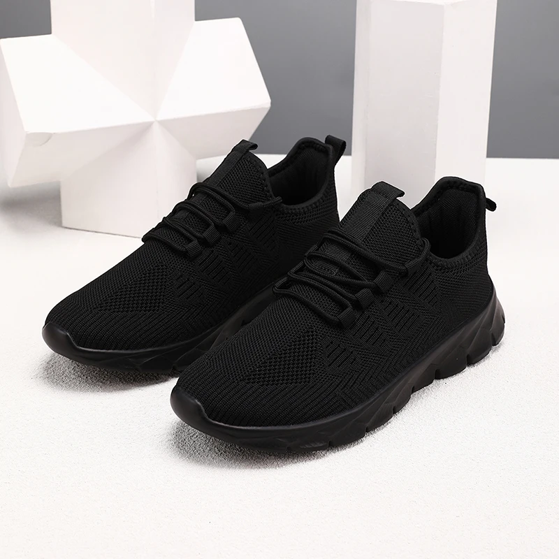 

Повседневная обувь на шнуровке с дышащей сеткой для мужчин и женщин. Нескользящая подошва со шнурками. Легкие удобные повседневные спортивные кроссовки.