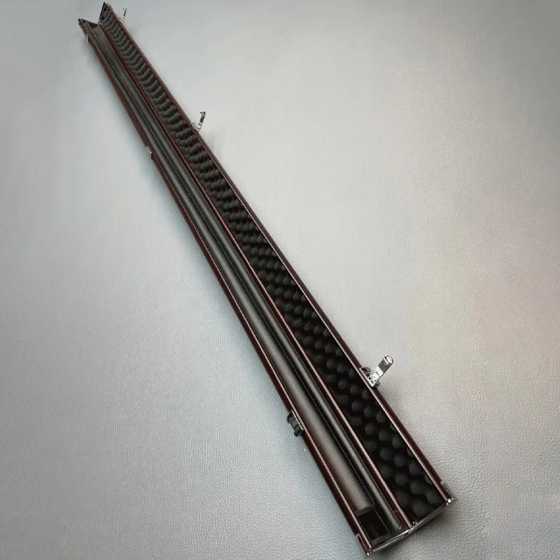 

Aluminum Alloy Billiard Cue Sti Case Double Slot Upade Thiened Interior Portable Versatile Billiard Accories