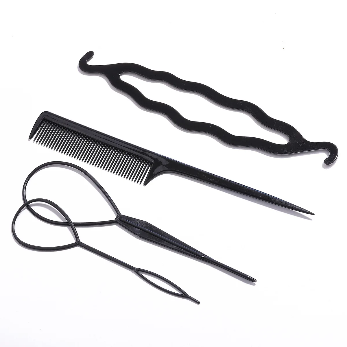 

1Set/4Pcs DIY Braiding Braider Accessories Hairpin Twist Bun Barrettes Clips For Women Hairdressing Braiders Tool