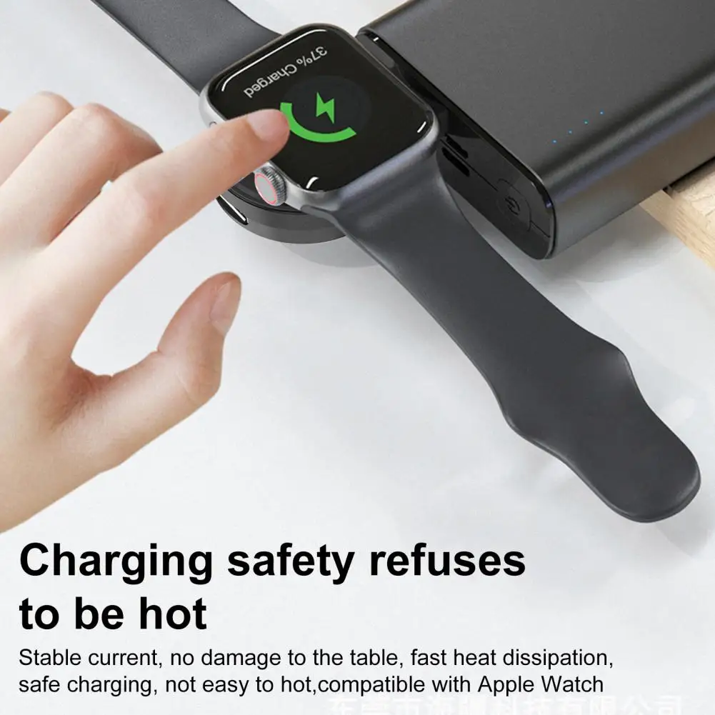 Wireless Watch Charger Magnetic Charger for Apple Watch USB Type-C Fast Charging Dock Station Dual Interfaces Charging Base