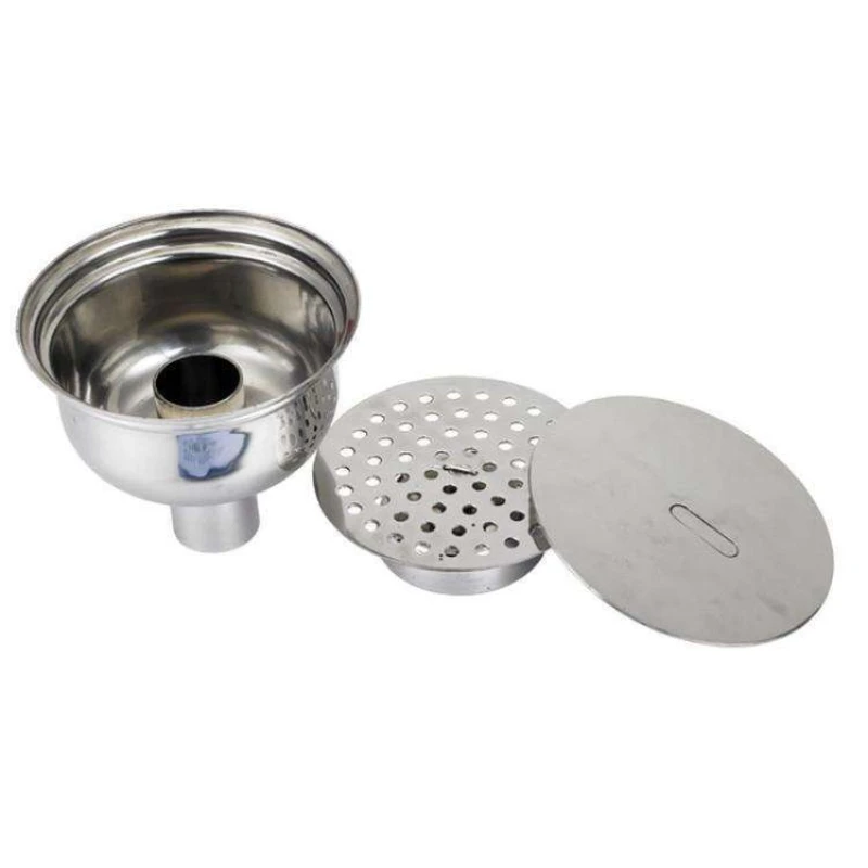 

Stainless steel blind floor drain
